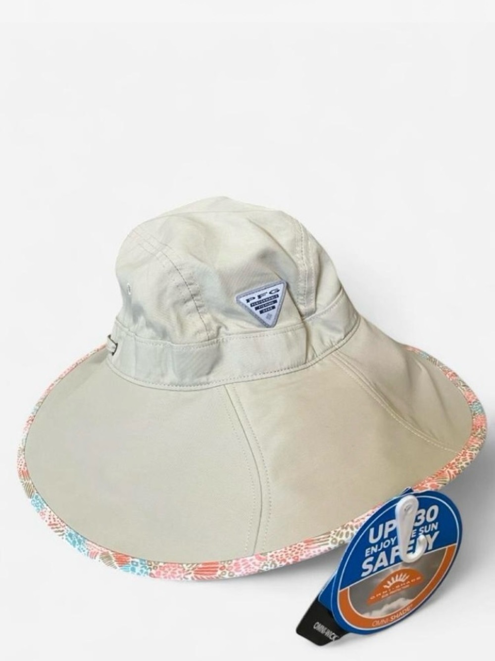 Columbia Women’s PFG Sun Drifter Hat Omni Shade UPF 30 Wide Brim L/XL NWT